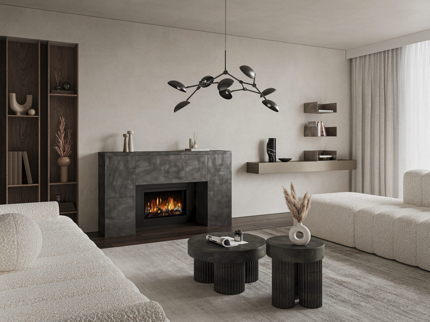 ilektro 950 LT Electric Fireplace - Electric Fireplaces - Paul Agnew Designs - Hunter Valley Heating
