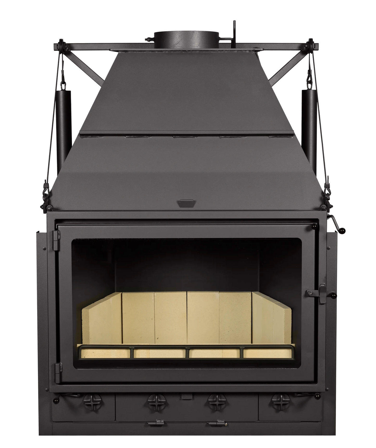 Christo Grand Heat Slow-Combustion Wood Heater - Stoves & Cooktops - WISELIVING - Hunter Valley Heating 