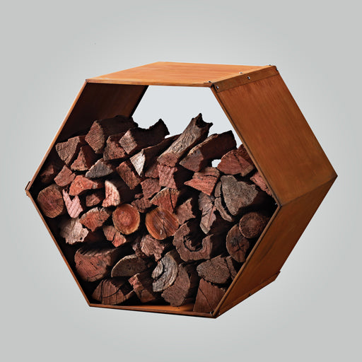 HEXAGON 850mm CORTEN