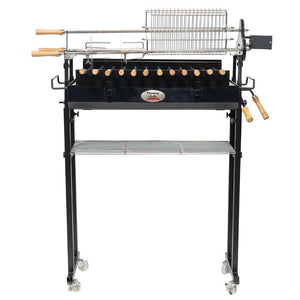 Deluxe Foukou Cyprus Grill Spit - Stoves & Cooktops - Flaming Coals - Hunter Valley Heating 