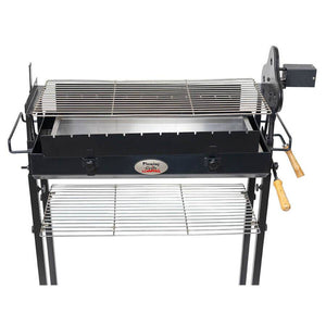 Deluxe Foukou Cyprus Grill Spit - Stoves & Cooktops - Flaming Coals - Hunter Valley Heating 