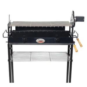 Deluxe Foukou Cyprus Grill Spit - Stoves & Cooktops - Flaming Coals - Hunter Valley Heating 