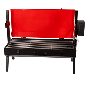 Mini Spit Roaster Charcoal BBQ - Stoves & Cooktops - Flaming Coals - Hunter Valley Heating 