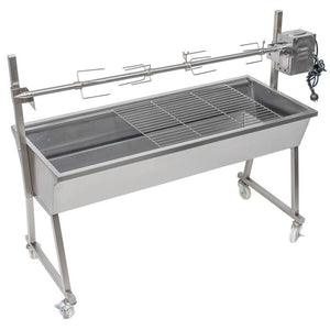 The Master Stainless Steel Spit Rotisserie - Stoves & Cooktops - Flaming Coals - Hunter Valley Heating 