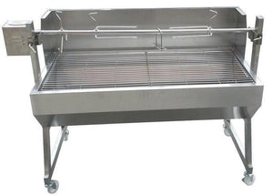 1500 Stainless Steel Spartan Spit Roaster - Stoves & Cooktops - Flaming Coals - Hunter Valley Heating 