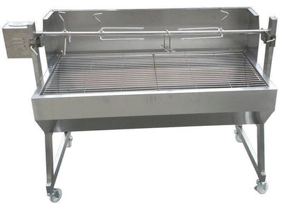 1500 Stainless Steel Spartan Spit Roaster - Stoves & Cooktops - Flaming Coals - Hunter Valley Heating 