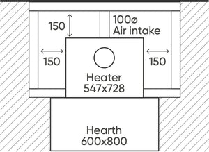 BULLER Insert Wood Heater - Hunter Valley Heating
