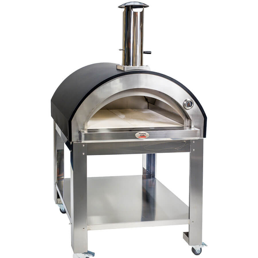 Large Stainless Steel Wood Fired Pizza Oven - Premium - Pizza Ovens - Flaming Coals - Hunter Valley Heating 