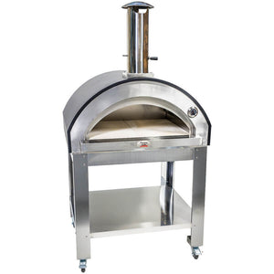 Large Stainless Steel Wood Fired Pizza Oven - Premium - Pizza Ovens - Flaming Coals - Hunter Valley Heating 