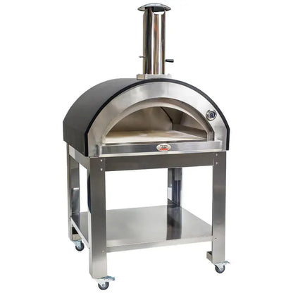 Large Stainless Steel Wood Fired Pizza Oven - Premium - Pizza Ovens - Flaming Coals - Hunter Valley Heating 
