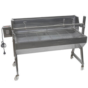 1200 Stainless Steel Spartan Spit Roaster - Stoves & Cooktops - Flaming Coals - Hunter Valley Heating 