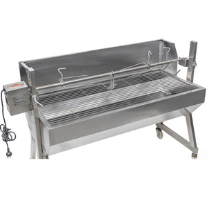 1200 Stainless Steel Spartan Spit Roaster - Stoves & Cooktops - Flaming Coals - Hunter Valley Heating 