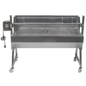 1200 Stainless Steel Spartan Spit Roaster - Stoves & Cooktops - Flaming Coals - Hunter Valley Heating 