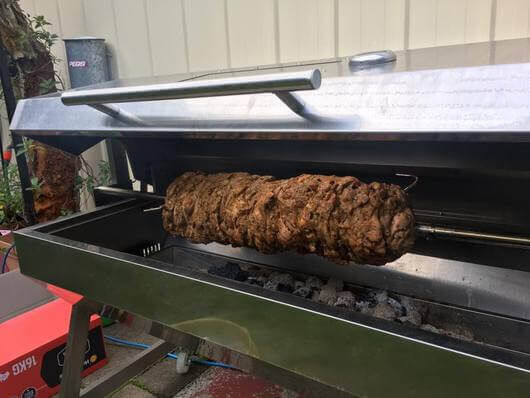 1500 Stainless Steel Hooded Spartan Spit Roaster - Stoves & Cooktops - Flaming Coals - Hunter Valley Heating 