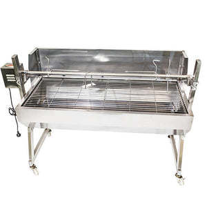 1500 Stainless Steel Spartan Spit Roaster - Stoves & Cooktops - Flaming Coals - Hunter Valley Heating 