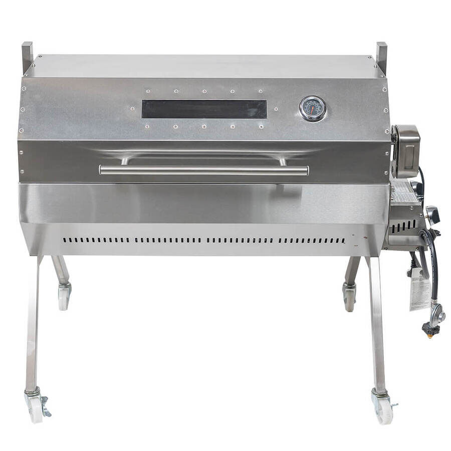Dual Fuel Spit Roaster 1000 - Stoves & Cooktops - Flaming Coals - Hunter Valley Heating 