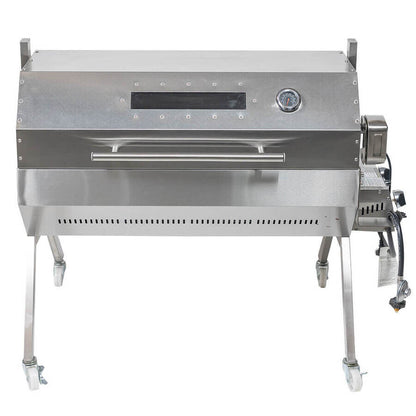 Dual Fuel Spit Roaster 1000 - Stoves & Cooktops - Flaming Coals - Hunter Valley Heating 