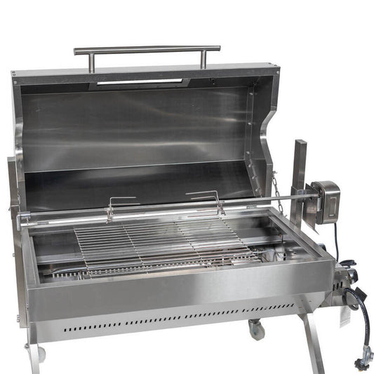 Dual Fuel Spit Roaster 1000 - Stoves & Cooktops - Flaming Coals - Hunter Valley Heating 