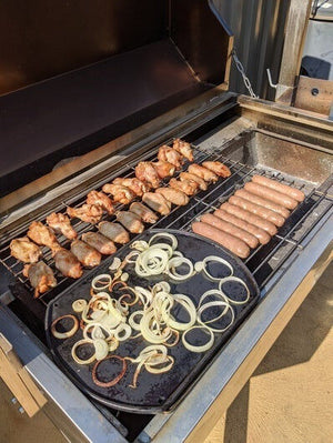Dual Fuel Spit Roaster 1000 - Stoves & Cooktops - Flaming Coals - Hunter Valley Heating 