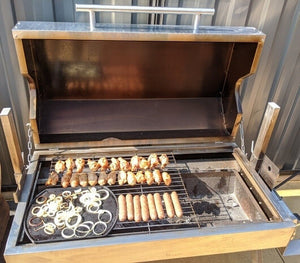 Dual Fuel Spit Roaster 1000 - Stoves & Cooktops - Flaming Coals - Hunter Valley Heating 