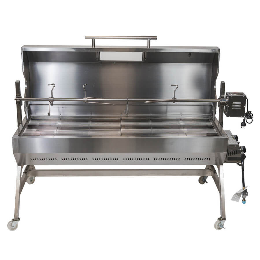 Dual Fuel Spit Roaster 1500 - Stoves & Cooktops - Flaming Coals - Hunter Valley Heating 