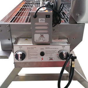 Dual Fuel Spit Roaster 1500 - Stoves & Cooktops - Flaming Coals - Hunter Valley Heating 