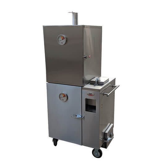 Gravity Feed Smoker - Extra Large - Stoves & Cooktops - Flaming Coals - Hunter Valley Heating 