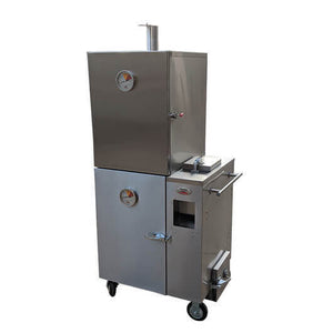 Gravity Feed Smoker - Extra Large - Stoves & Cooktops - Flaming Coals - Hunter Valley Heating 