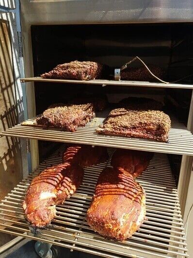 Gravity Feed Smoker - Extra Large - Stoves & Cooktops - Flaming Coals - Hunter Valley Heating 