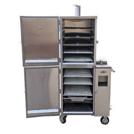 Gravity Feed Smoker - Extra Large - Stoves & Cooktops - Flaming Coals - Hunter Valley Heating 