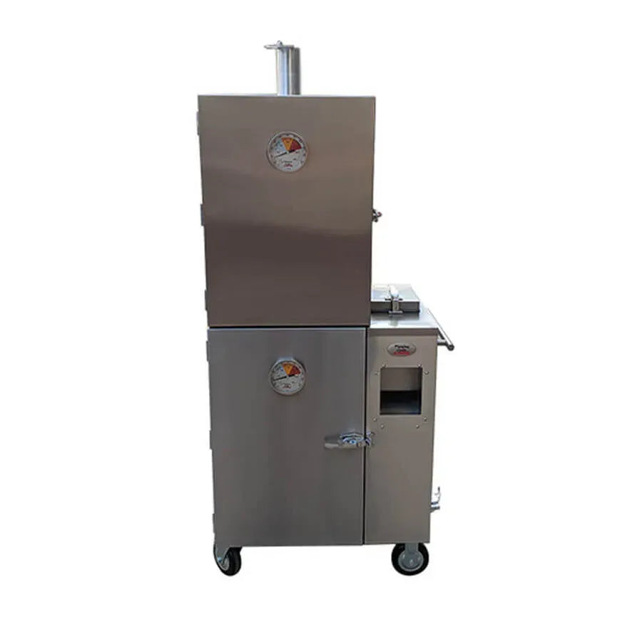 Gravity Feed Smoker - Extra Large - Stoves & Cooktops - Flaming Coals - Hunter Valley Heating 