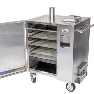 Gravity Feed Smoker - Stoves & Cooktops - Flaming Coals - Hunter Valley Heating 