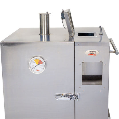 Gravity Feed Smoker - Stoves & Cooktops - Flaming Coals - Hunter Valley Heating 