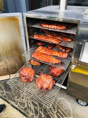 Gravity Feed Smoker - Stoves & Cooktops - Flaming Coals - Hunter Valley Heating 