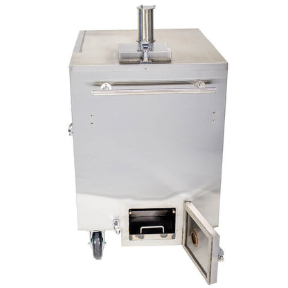 Gravity Feed Smoker - Stoves & Cooktops - Flaming Coals - Hunter Valley Heating 