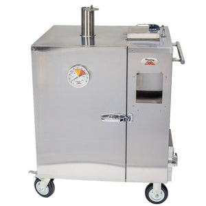 Gravity Feed Smoker - Stoves & Cooktops - Flaming Coals - Hunter Valley Heating 