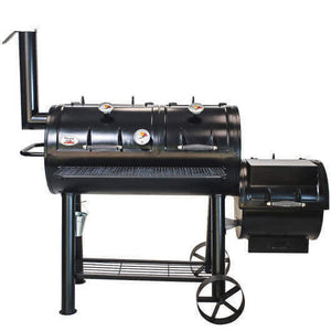 Offset Smoker BBQ - Stoves & Cooktops - Flaming Coals - Hunter Valley Heating 