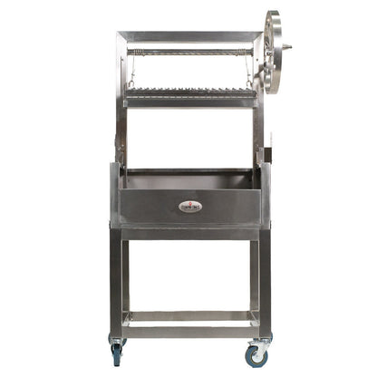 Stainless Steel Parrilla Grill 610 x 550 - Stoves & Cooktops - Flaming Coals - Hunter Valley Heating 