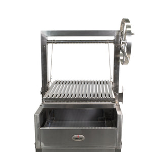 Stainless Steel Parrilla Grill 610 x 550 - Stoves & Cooktops - Flaming Coals - Hunter Valley Heating 