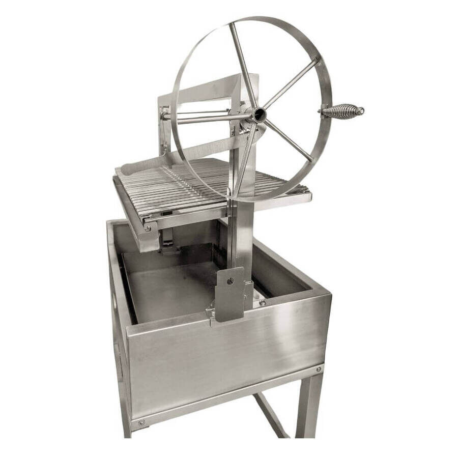 Stainless Steel Parrilla Grill 885 x 550 - Stoves & Cooktops - Flaming Coals - Hunter Valley Heating 
