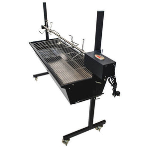 Warrior Pig Spit Roaster - Stoves & Cooktops - Flaming Coals - Hunter Valley Heating 