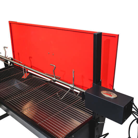 Warrior Pig Spit Roaster - Stoves & Cooktops - Flaming Coals - Hunter Valley Heating 