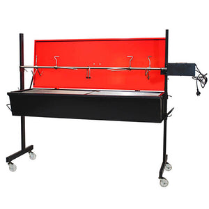 Warrior Pig Spit Roaster - Stoves & Cooktops - Flaming Coals - Hunter Valley Heating 