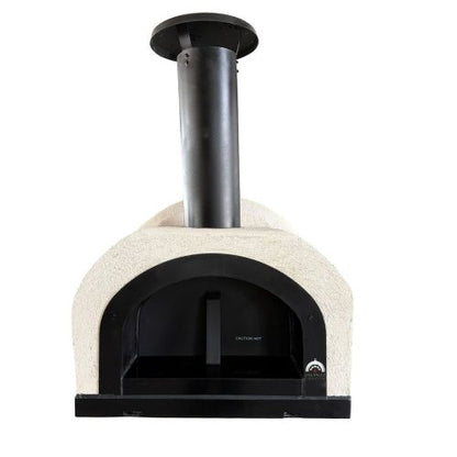 HVH60 Dome Black PVD preassembled pizza oven by HVH Pizza Ovens, showcasing its sleek black dome design and compact build.