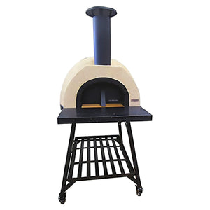 HVH60 Dome Preassembled Pizza Oven by HVH Pizza Ovens, featuring a stainless steel dome and compact design for homemade pizzas.