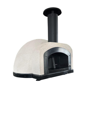HVH70 Crema Black PVD preassembled pizza oven by HVH Pizza Ovens with sleek black finish and professional design.