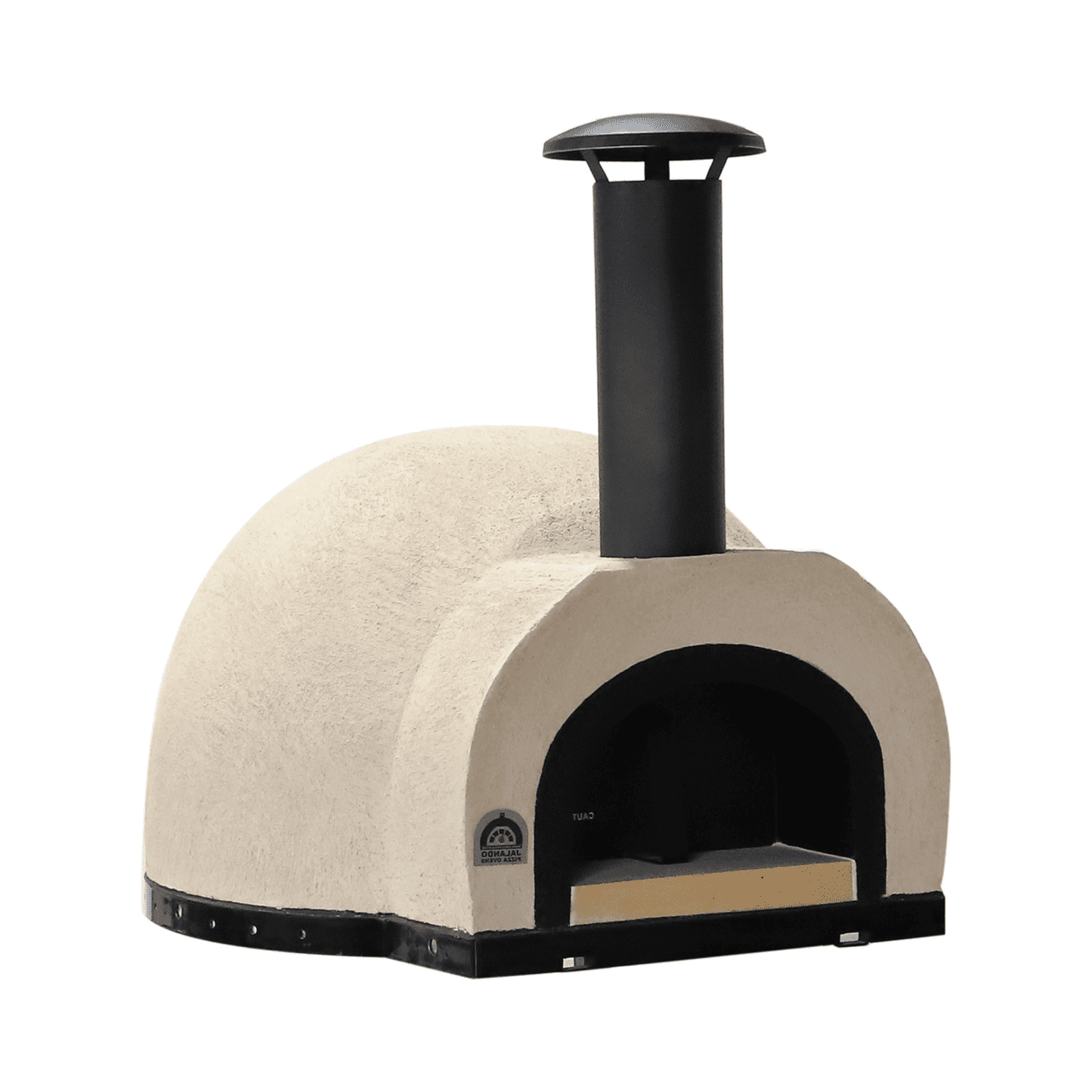 HVH70 Dome Preassembled Pizza Oven from HVH Pizza Ovens with a rounded dome design and stainless steel exterior.