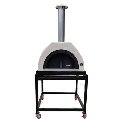 HVH Pizza Ovens HVH80 Dome Preassembled Pizza Oven with stainless steel exterior and compact design for home pizza baking.