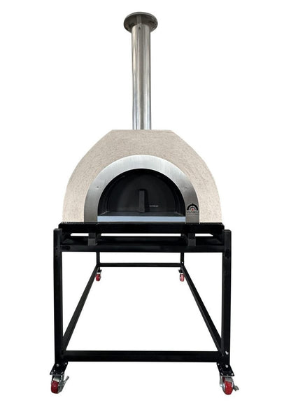 HVH Pizza Ovens HVH90 Dome Preassembled Pizza Oven with dome design and compact construction for home or commercial use