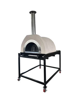 HVH Pizza Ovens HVH90 Dome Preassembled Pizza Oven with high-temperature dome for authentic homemade pizza baking.